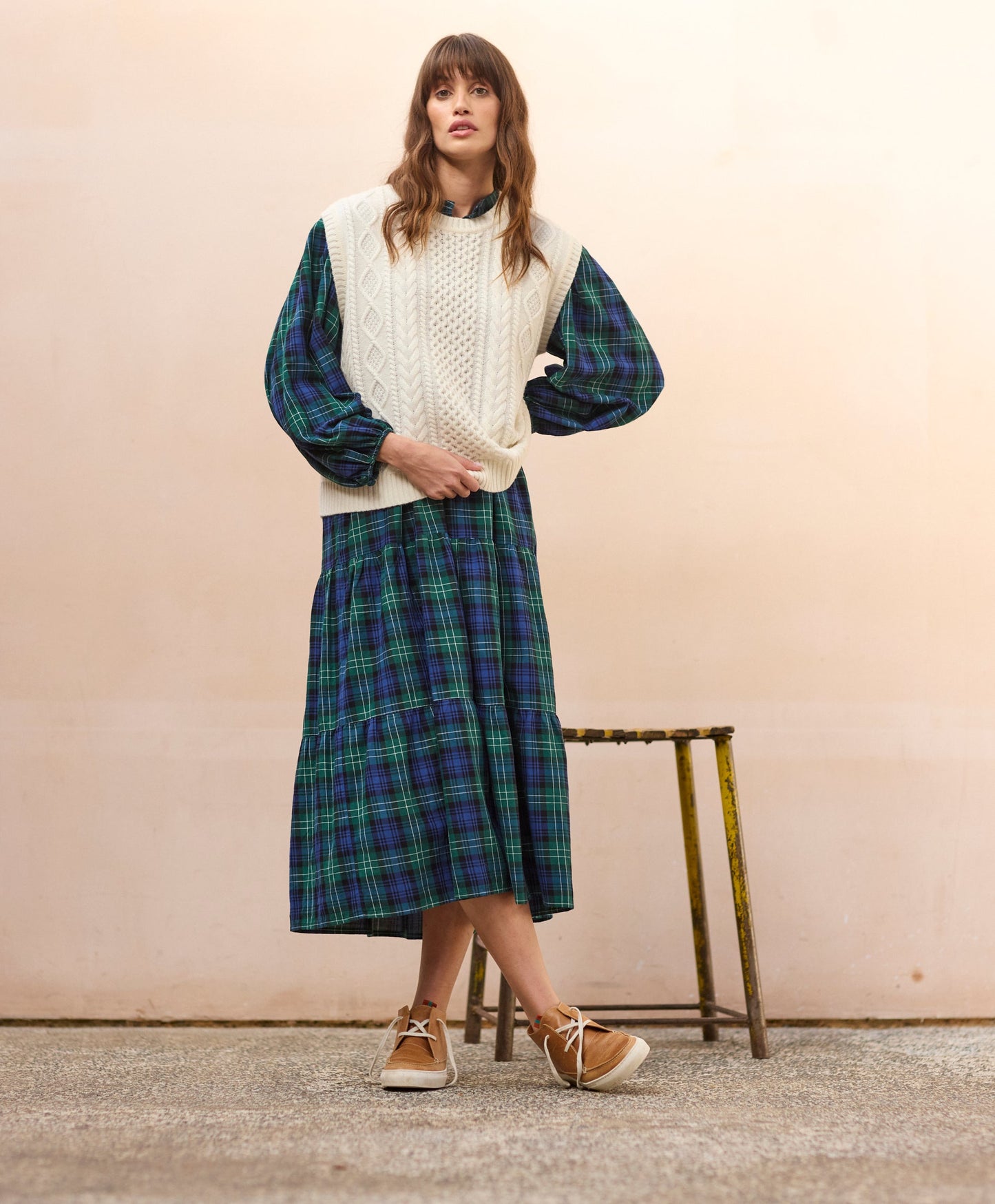 Nellie Tartan Dress